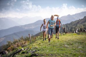 Wandern durch die Berglandschaft